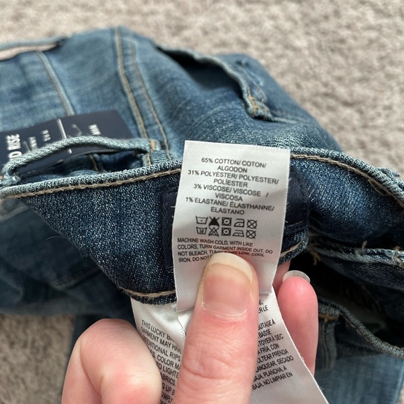 New Lucky Brand Size 2 26 Mid Rise Ava Skinny Jeans - Picture 3 of 4